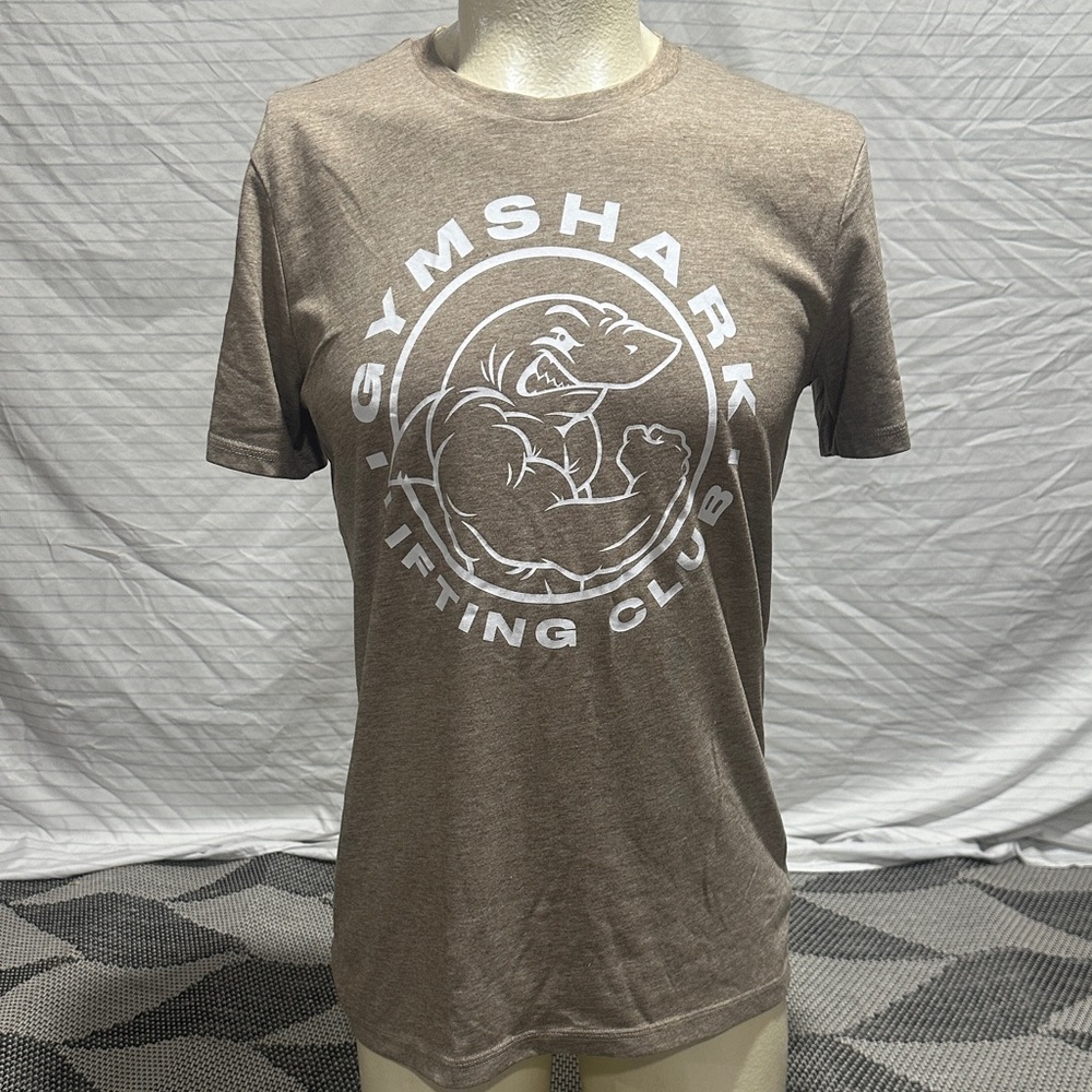 Gymshark Lifting Club Graphic Tee in Brown
